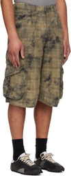 R13 Khaki Bermuda Cargo Shorts