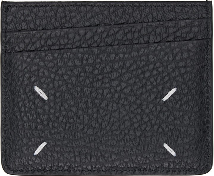 Photo: Maison Margiela Black Four Stitches Card Holder