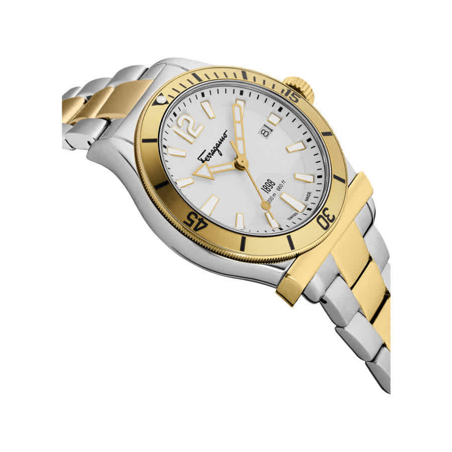 Salvatore Ferragamo Ferragamo 1898 Sport Quartz Silver Dial Mens Watch SFFN00921