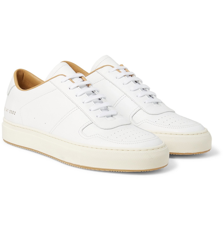 Photo: Common Projects - BBall 88 Leather Sneakers - White