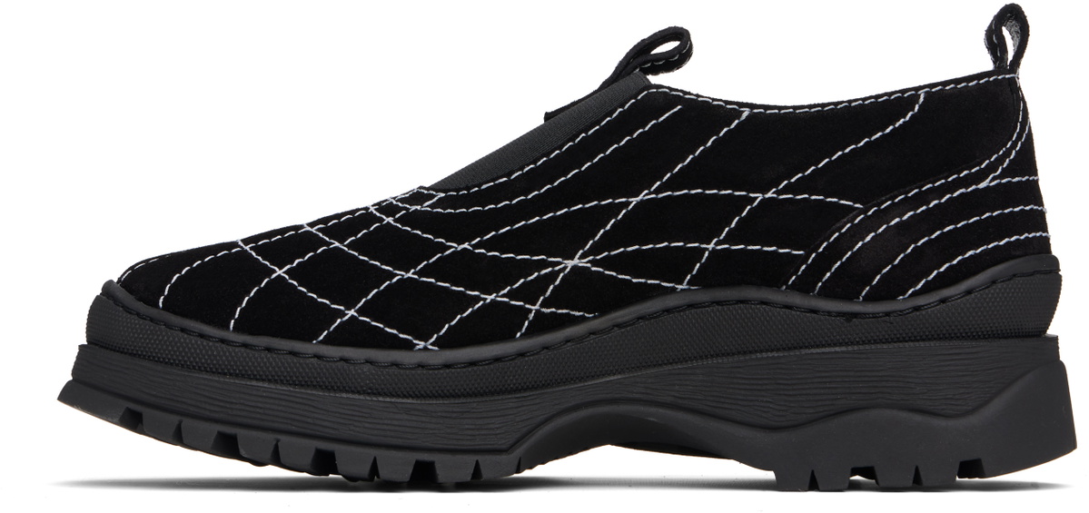 Nicole Saldaña Black Sacha Suede Sneakers