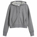 Nike Women's One Therma- Fit Hoodie in Carbon Heather