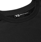 Y-3 - Embroidered Printed Cotton-Jersey T-Shirt - Men - Black