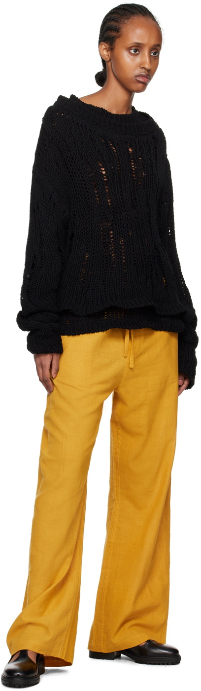 AIREI Black Layered Sweater