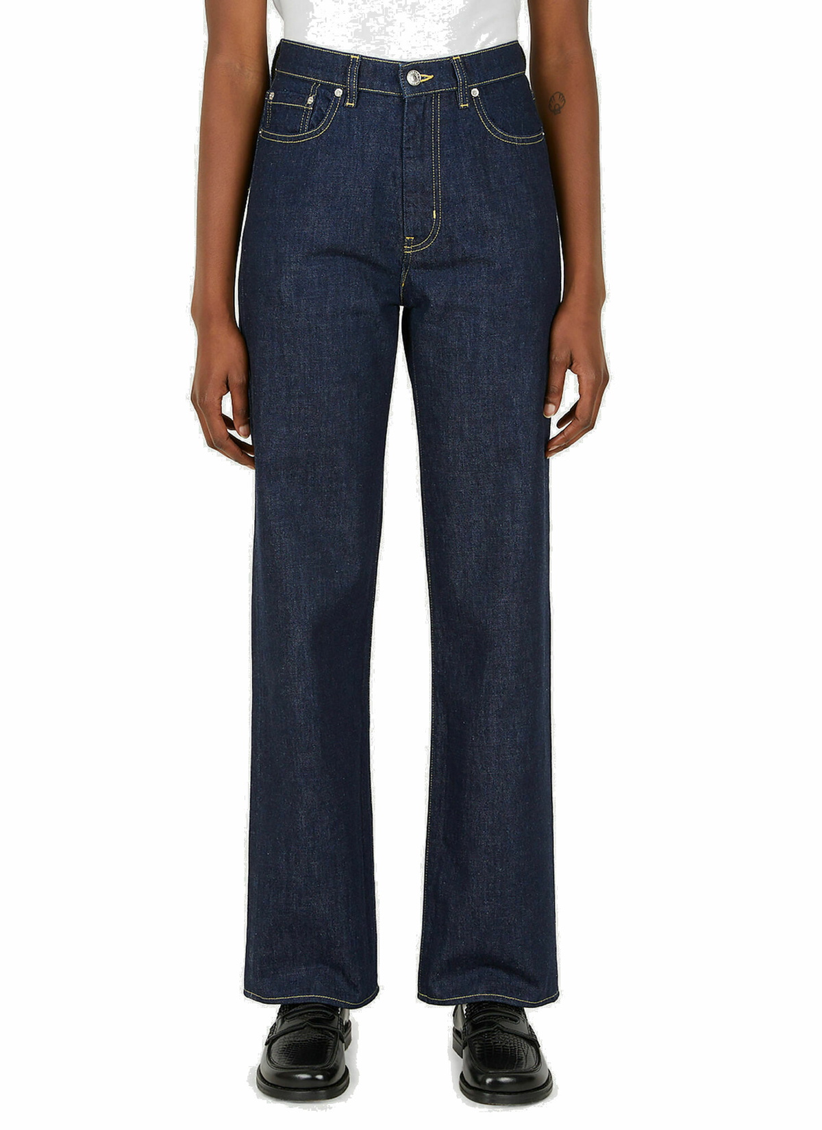 Asagao Straight Jeans in Blue Kenzo