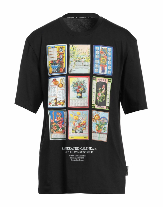 Photo: Marine Serre Mens T-shirt in Black