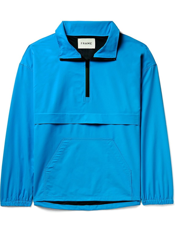 Photo: FRAME - Shell Half-Zip Jacket - Blue