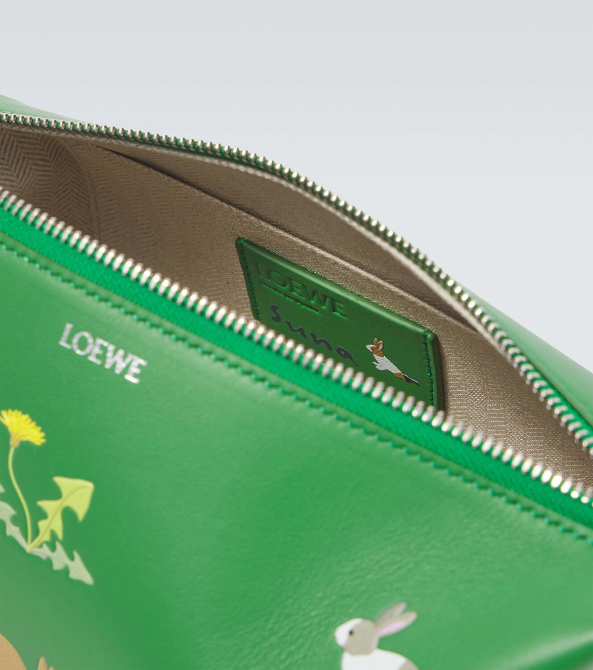 Loewe x Suna Fujita Bunny leather vanity bag Loewe