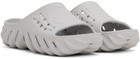 Crocs Gray Echo Slides
