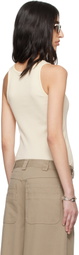 Meta Campania Collective Off-White Francis Jersey Rib Tank Top