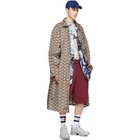 Vetements Beige Waterproof Monogram Car Coat