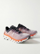 ON - Cloudflow 4 Rubber-Trimmed Mesh Running Sneakers - Orange