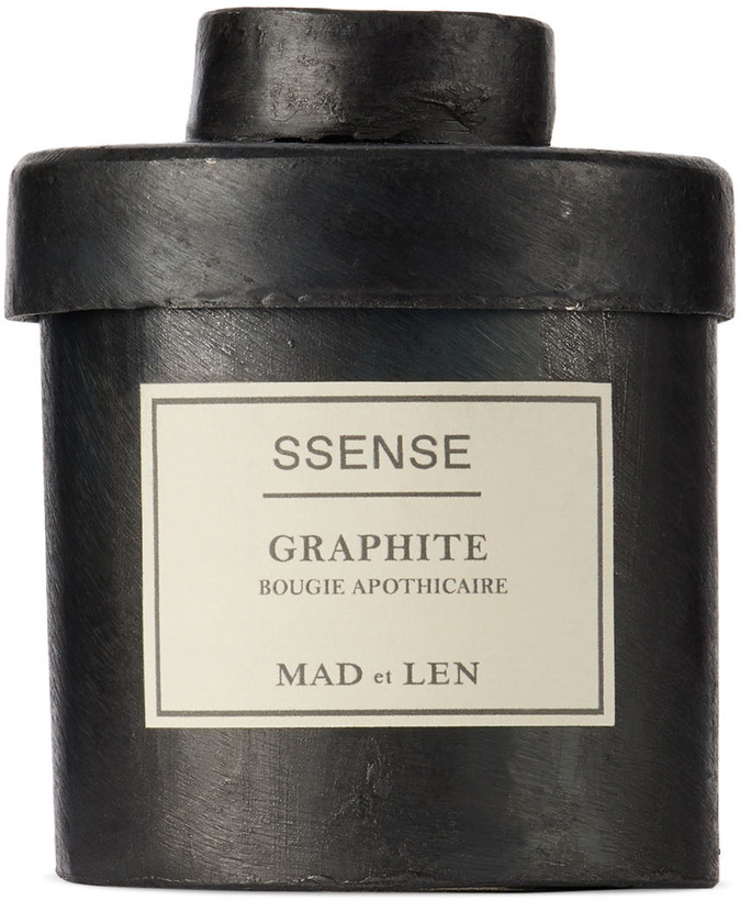 Photo: MAD et LEN SSENSE Exclusive Black Small Graphite Candle