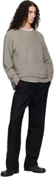 Lady White Co. Gray Raglan Thermal Sweatshirt