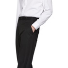 Comme des Garcons Homme Deux Black Wool Gabardine Trousers