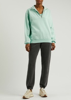 Colorful Standard Half-zip Cotton Sweatshirt Mint