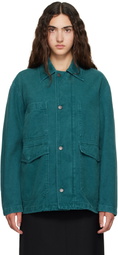 TONYWACK Green Brushed Cotton Barn Jacket