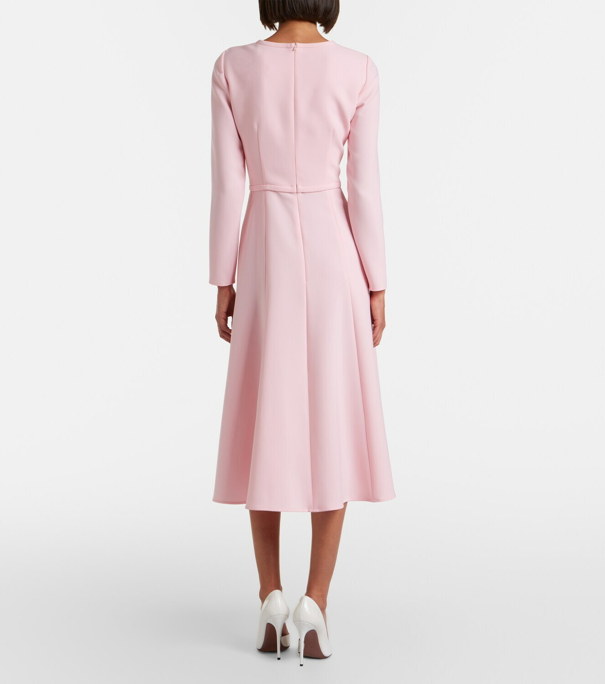 Carolina Herrera Bow-detail crêpe midi dress