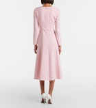 Carolina Herrera Bow-detail crêpe midi dress