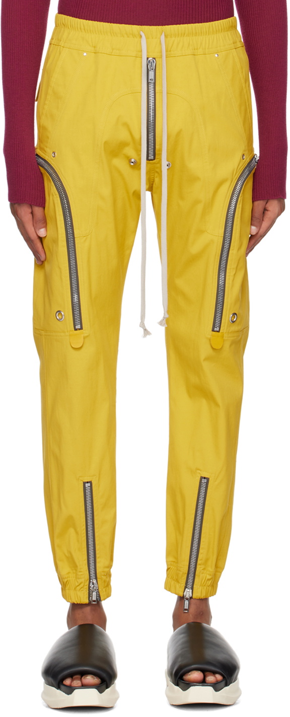 Rick Owens Yellow Bauhaus Cargo Pants Rick Owens