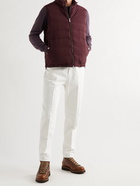 BRUNELLO CUCINELLI - Quilted Shell Down Gilet - Red