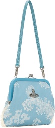 Vivienne Westwood Blue Vivienne's Clutch Bag
