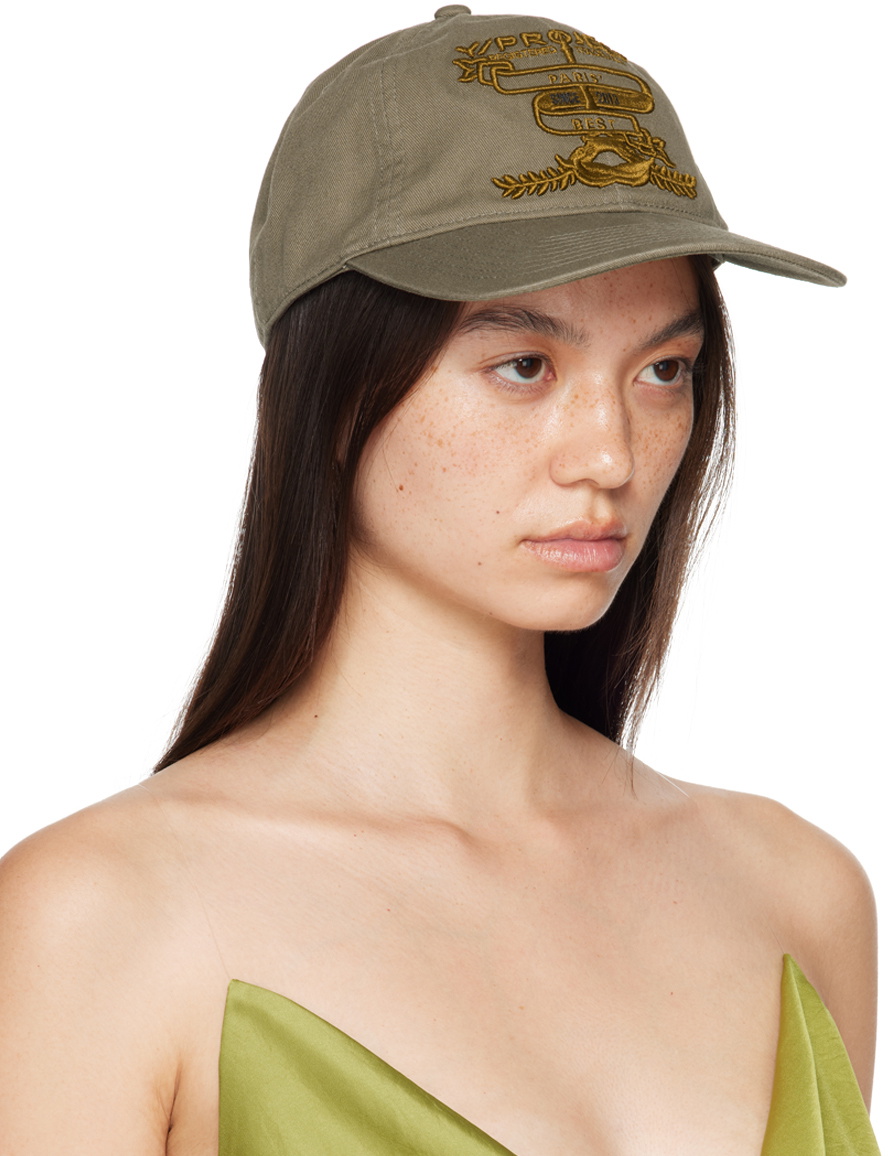 Y/Project Khaki 'Paris' Best' Baseball Cap