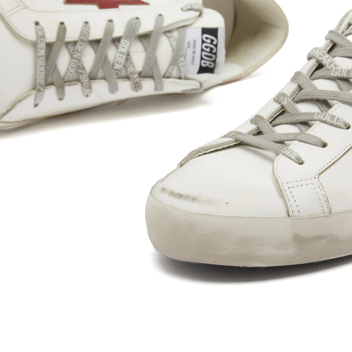 Golden Goose Men's Super Star Leather Sneaker in Multi