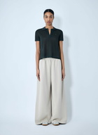 Lacoste Wide-Leg Trousers with Elasticated Waistband