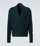 Zegna Cable-knit cashmere cardigan