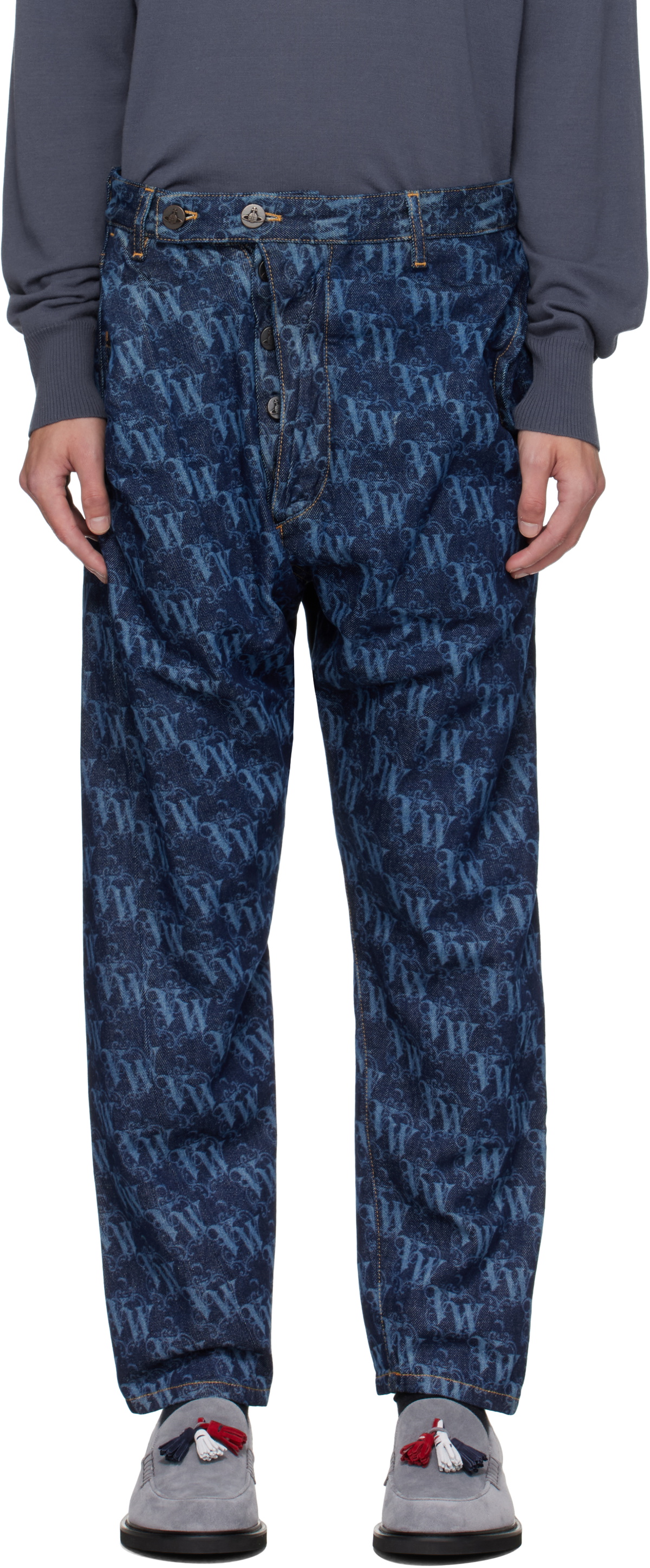 Vivienne Westwood Blue Alien Jeans Vivienne Westwood