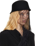 YOHJI YAMAMOTO Black Felt Hat