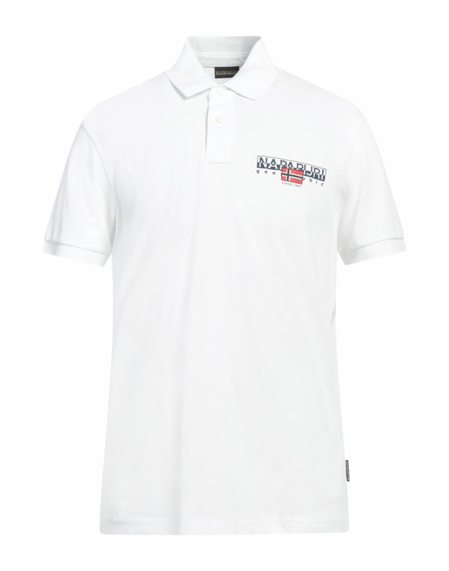 Photo: Napapijri E-aylmer Mens Polo shirt in White