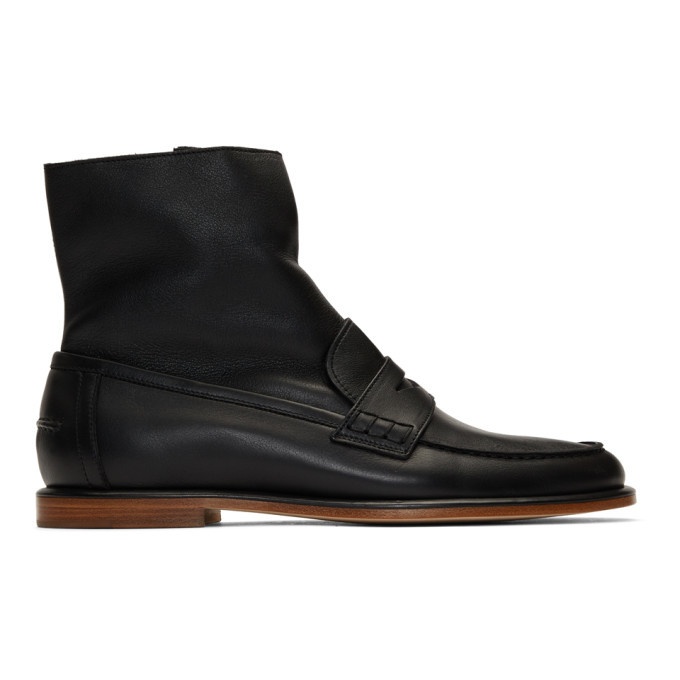 Photo: Loewe Black Loafer Boots