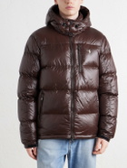 Polo Ralph Lauren - Logo-Embroidered Quilted Recycled-Shell Hooded Down Jacket - Brown