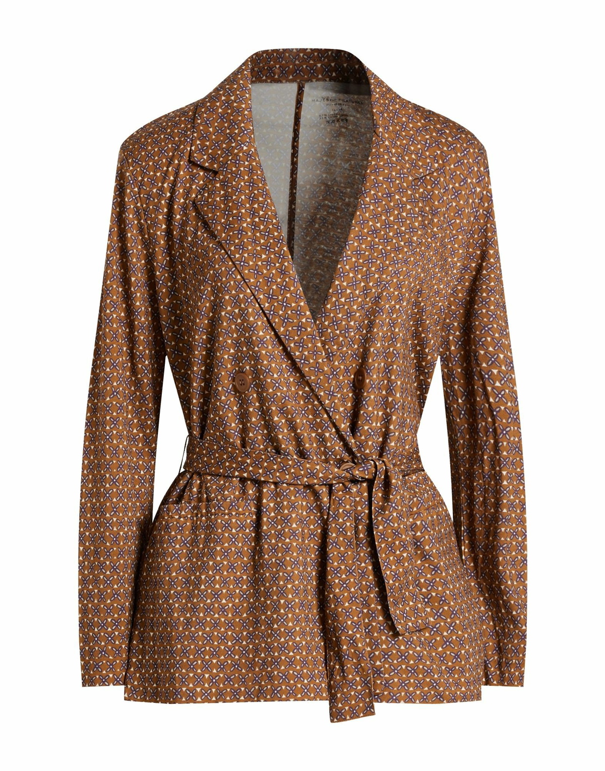 Majestic Filatures Womens Blazer in Brown