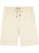 Zimmerli - Sea Island Cotton-Jersey Drawstring Shorts - Neutrals