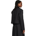 LU'U DAN Black Slashed Blazer