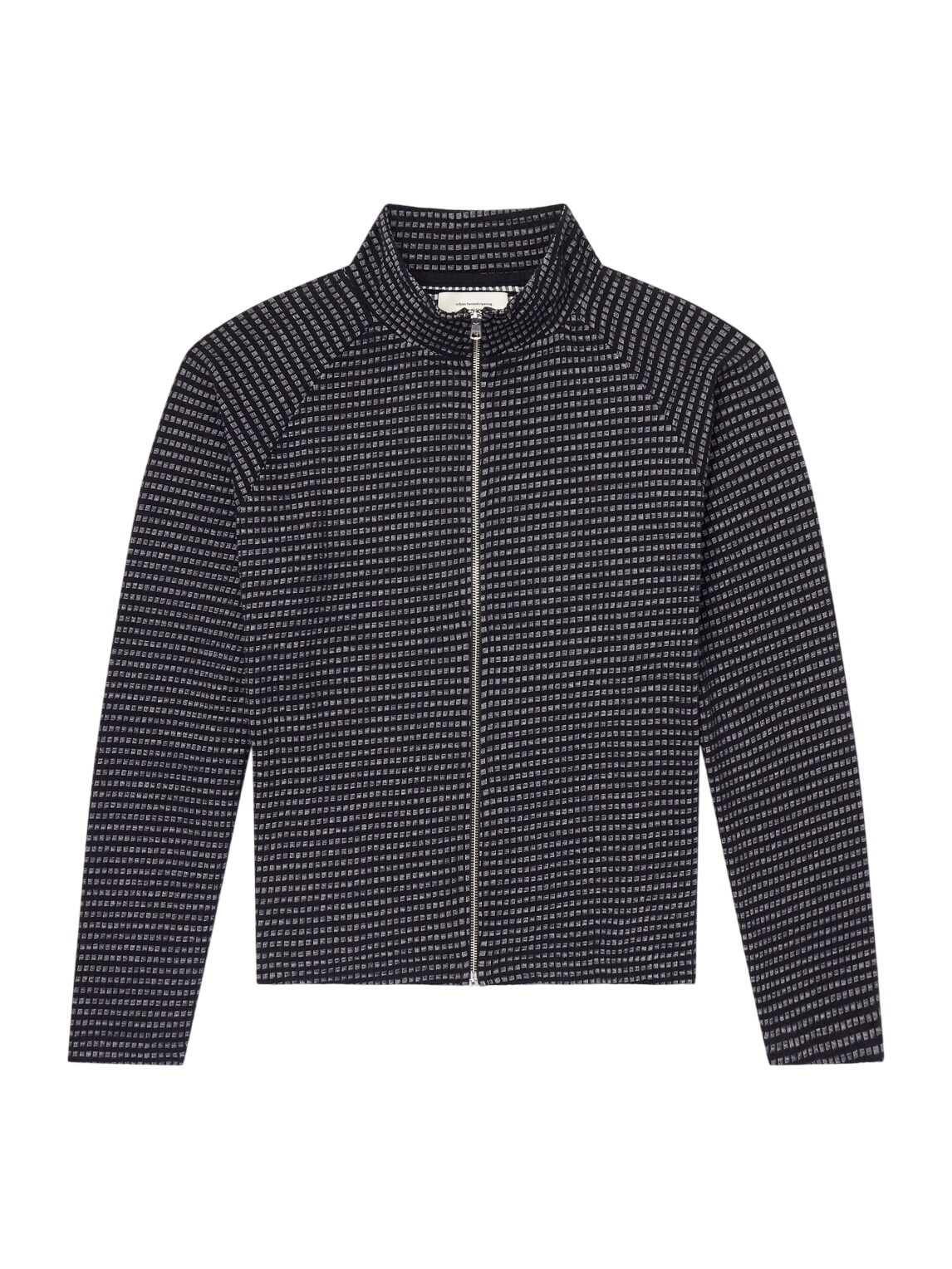 mfpen Black Leisure Zip Up Sweater mfpen