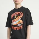 New Era Men's Hot Dog Graphic T-Shirt in Black