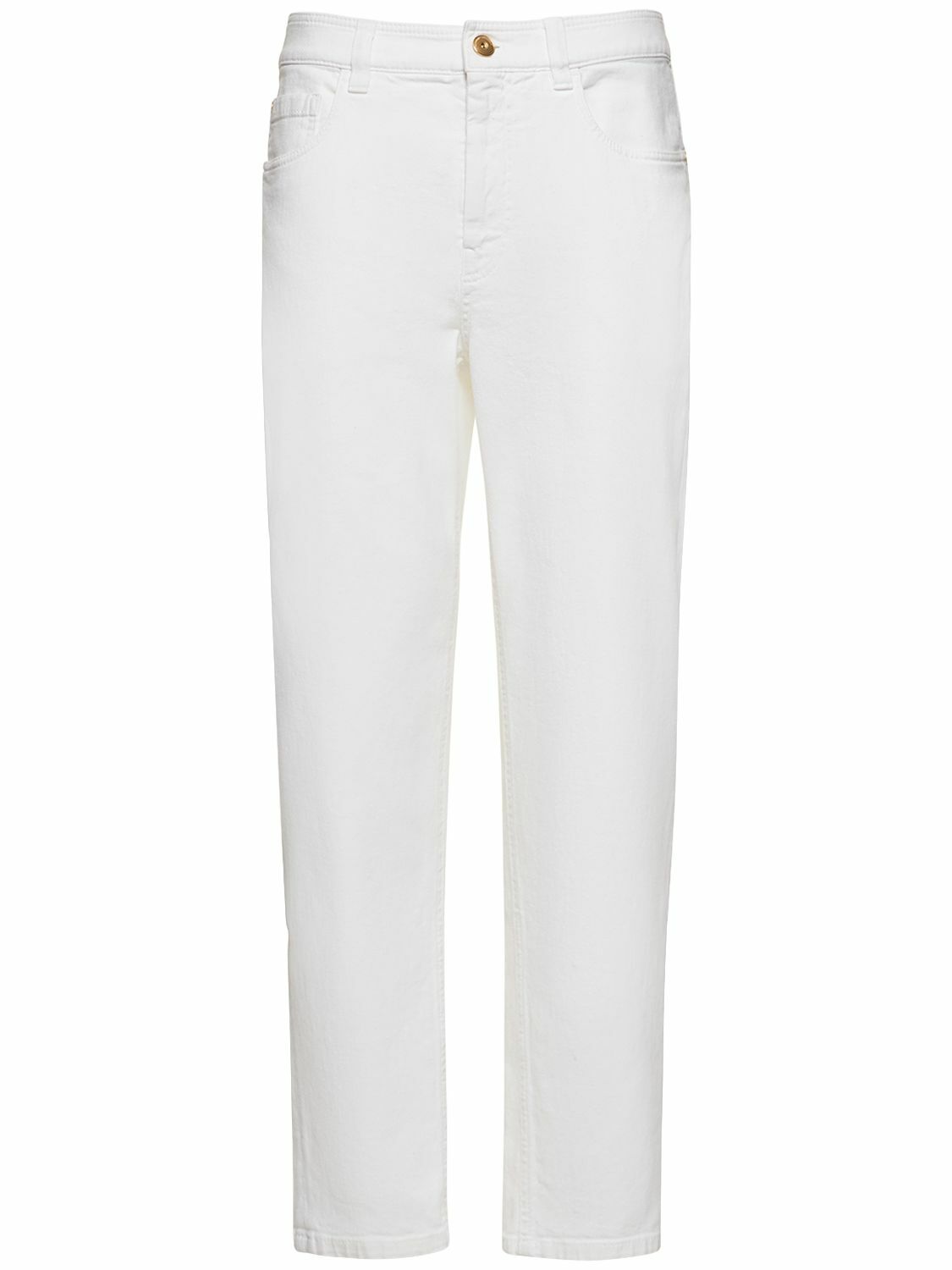 BRUNELLO CUCINELLI - Denim Mid Rise Straight Jeans Brunello Cucinelli