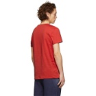 Balmain Red Graphic T-Shirt