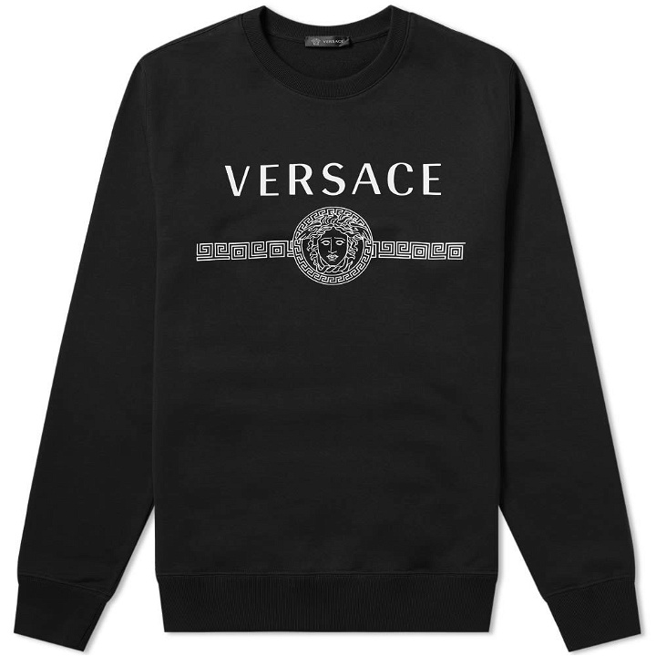 Photo: Versace Printed Logo Sweat