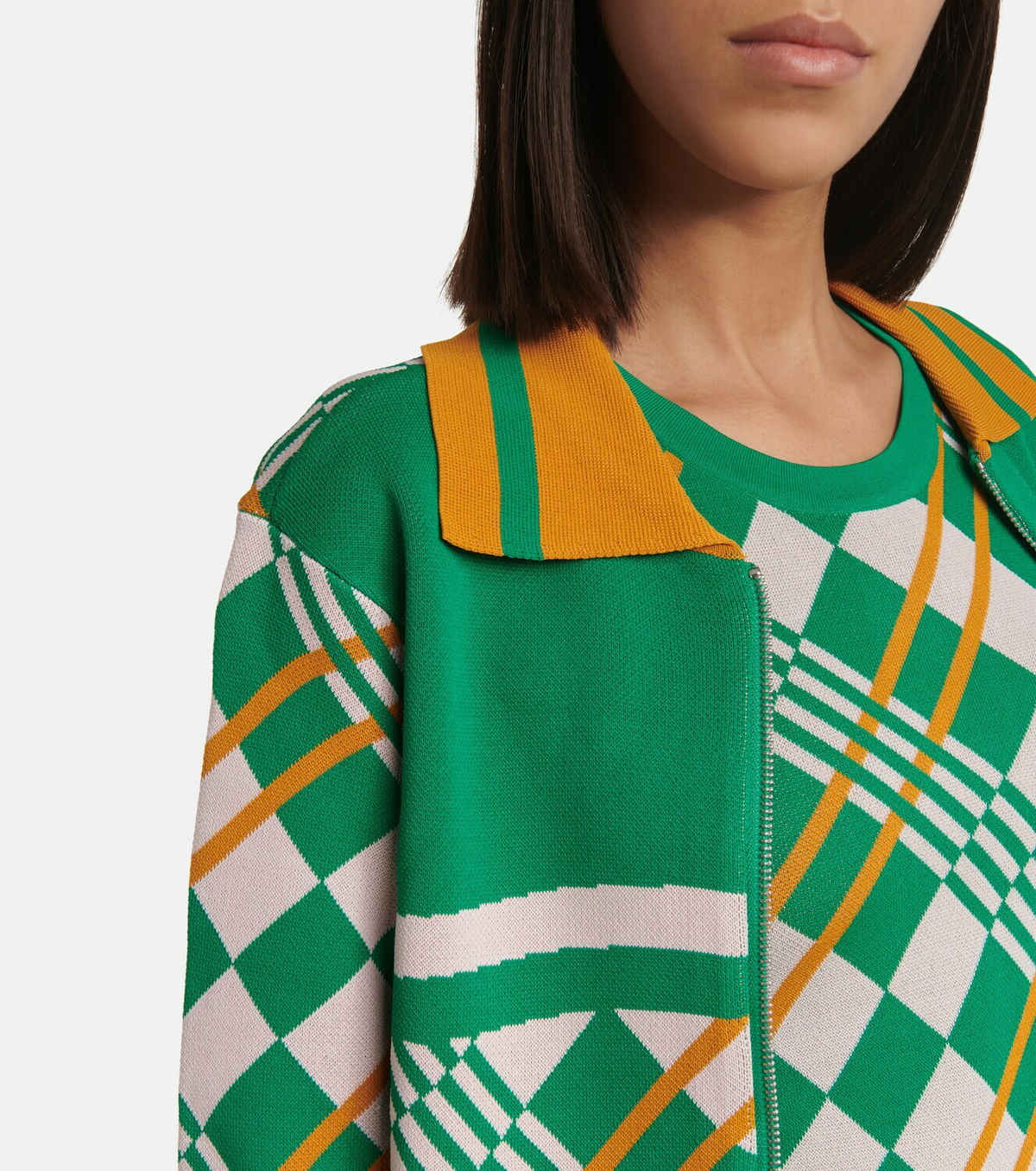 Dodo Bar Or Geometric jacquard cardigan