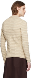 Jacquemus Beige Le Raphia 'La Maille Luis' Sweater