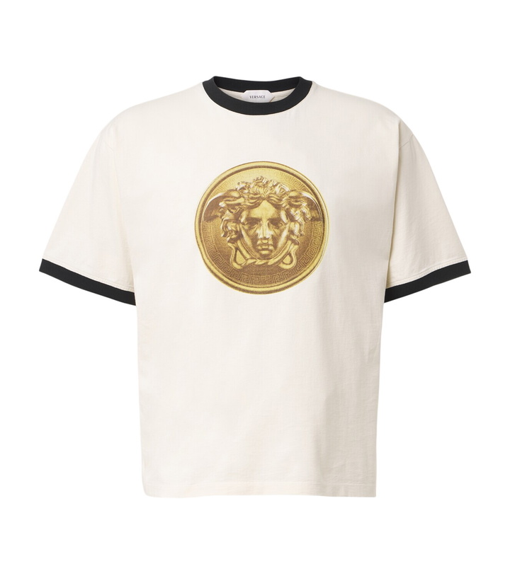 Photo: Versace Medusa cotton jersey T-shirt