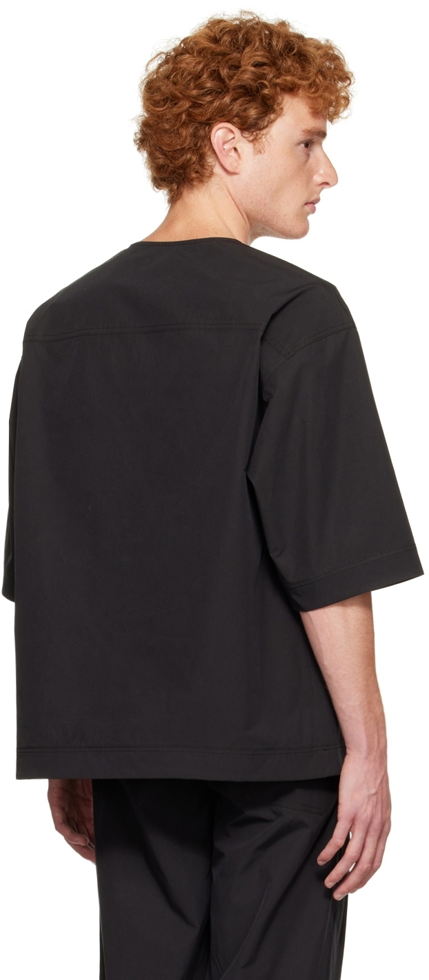 LE17SEPTEMBRE Black Neck Shirt LE17SEPTEMBRE