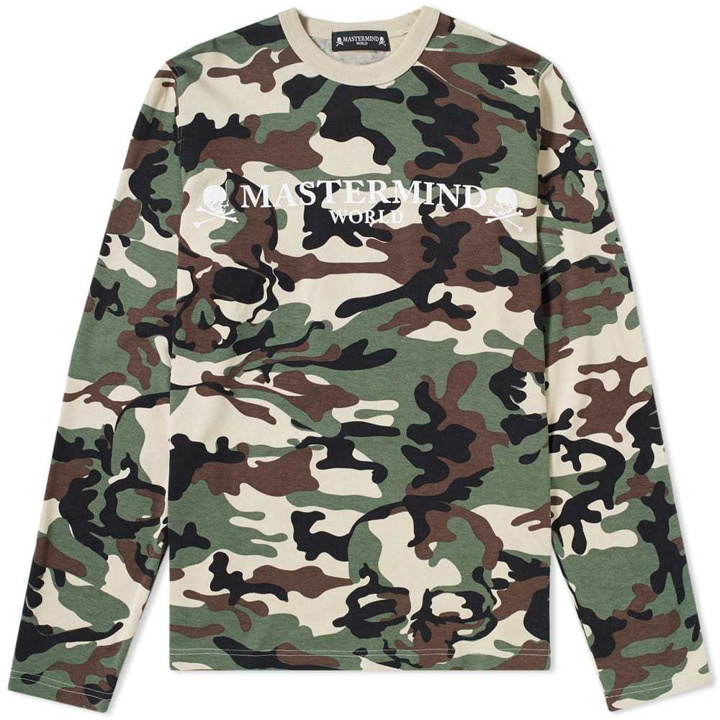 Photo: MASTERMIND WORLD Long Sleeve Logo Tee Green