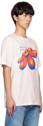 Saturdays NYC White 3D Daisy T-Shirt