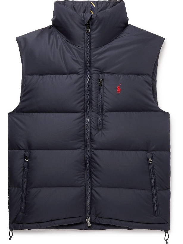 Photo: Polo Ralph Lauren - Quilted Recycled Ripstop Down Gilet - Blue
